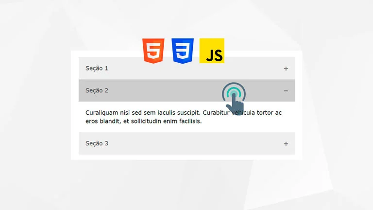 Criando um menu Accordion (Grupo Recolhível) com HTML, CSS e JS