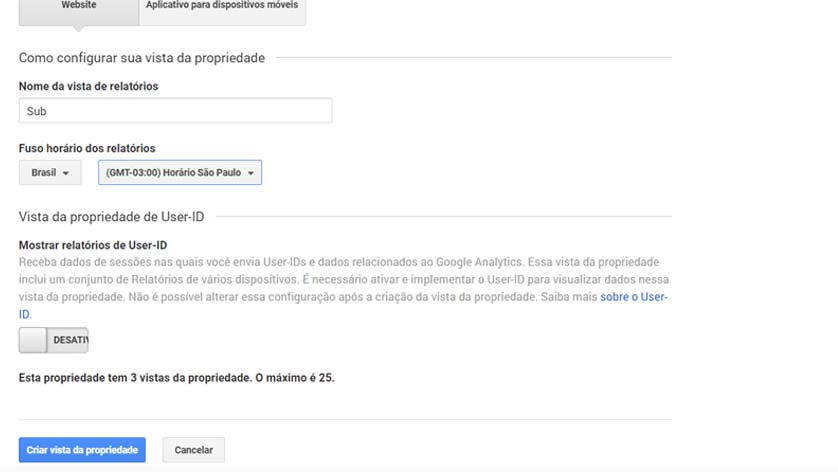 Criando uma Vista de Propriedade para subdomínio no Google Analytics - Por Aylton Inacio